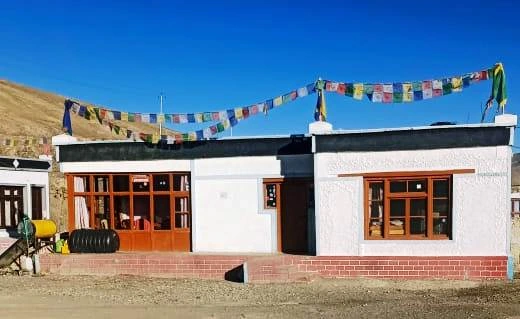 Traditional Ladakhi meal at Kelsang Homestay